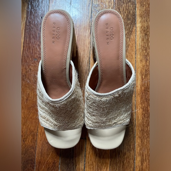 ASOS Harmony Mid Heeled Platform Mules - Picture 3 of 4